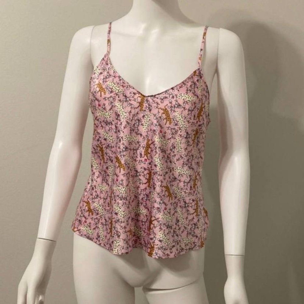 Victoria’s Secret Pink Safari Sleep Top Sz S